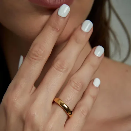 Vista 4 de TRUMIUM - Anillo de boda unisex de tungsteno, redondeado, oro, oro rosa y plata, 2, 4, 6 y 8 mm, altamente pulido, ajuste cómodo, 4-15