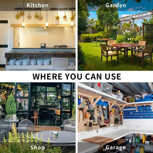 Vista 7 de Axe Sickle Gancho de tornillo grande resistente de 3 pulgadas Gancho de techo Gancho de taza de plata 20 piezas