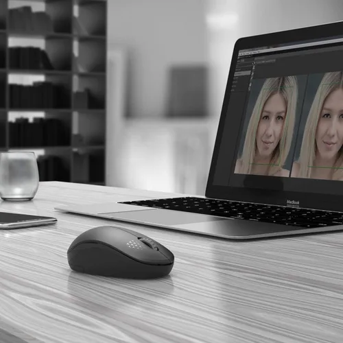 Vista 8 de Seenda - Ratón inalámbrico de 2.4G, con nanoreceptor USB, clic silencioso para computadora, portátil, PC, tableta, Mac - Negro