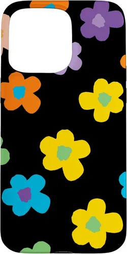 Vista 31 de Cute Flower Pattern Multicolor Wildflower Floral Yellow Case for iPhone 16