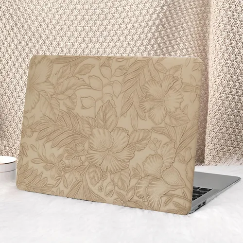 Seorsok Funda compatible con MacBook Air de 15 pulgadas versión 2026 2025-2023 M5 A3448 M4 A3241 M3 A3114 M2 A2941 Touch ID, funda rígida de piel