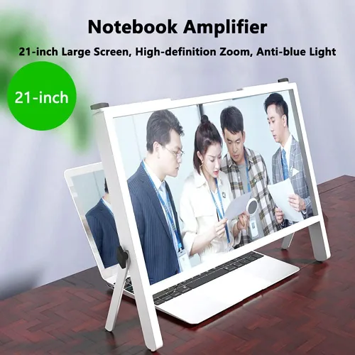 Vista 8 de Amplificadores de pantalla de 21 pulgadas, lupa de pantalla para computadora portátil, versión 2021, amplificador de pantalla de teléfono portátil