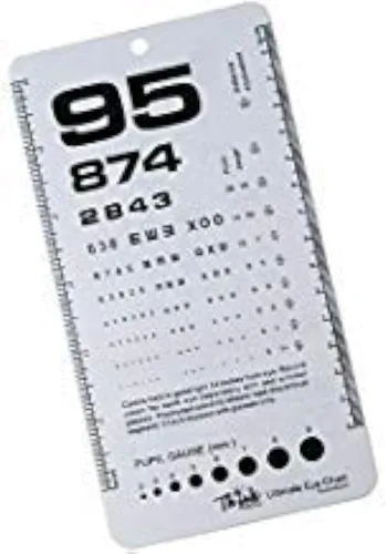 Tabla de ojos de bolsillo definitiva Rosenbaum/Snellen