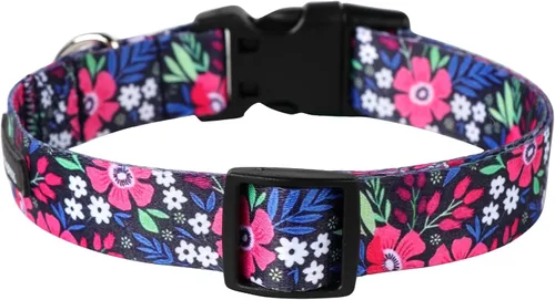 Vista 6 de Maca Bates - Collar de primavera para perro con diseño de flores, para niñas y niños, hembra, macho, para Perros, Chihuahua, Pitbull, regalo