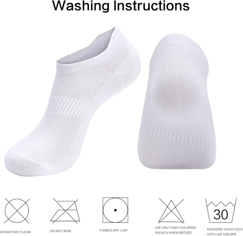 Vista 5 de ATBITER Ankle Socks Women's Thin Athletic Running Low Cut No Show Socks With Heel Tab 468Pairs