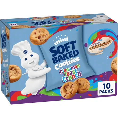 Vista 5 de Pillsbury Mini galletas de chispas de chocolate horneadas suaves, tamaño compartido, 6 oz