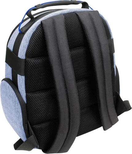 Vista 5 de USA GEAR Funda para auriculares VR, mochila de realidad virtual con compartimentos interiores personalizables compatibles con Oculus Quest 2 VR