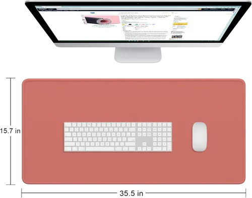 Vista 169 de Dapesuom Alfombrilla grande para mouse, alfombrilla de mouse para juegos extendida con bordes cosidos, alfombrillas de escritorio de tamaño completo