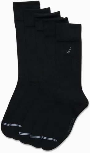 Vista 3 de Nautica Calcetines de vestir para hombre, calcetines ligeros (paquete de 5)