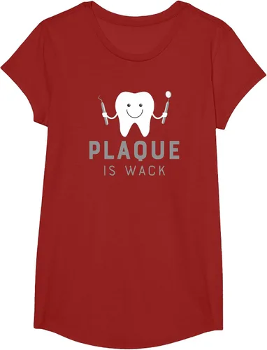 Vista 39 de Plaque is Wack Funny Dental Hygienist T-Shirt Asphalt Grey
