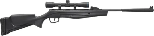 Vista 2 de Stoeger Combo de rifle de aire comprimido compacto S3000-C - Calibre .177 - Sintético negro con perdigones de punta plana X-Sport Practice Target