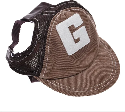 Vista 3 de Gorra de béisbol para perros para mascotas, gorra deportiva para exteriores, protección solar, gorra de verano para perros pequeños, medianos y Azul