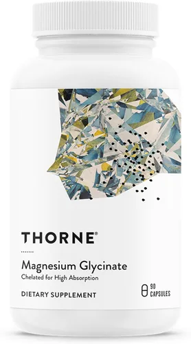 THORNE - Glicinato de magnesio - Apoya el sueño reparador, la relajación muscular, la salud del corazón y el metabolismo* - Cápsulas de magnesio