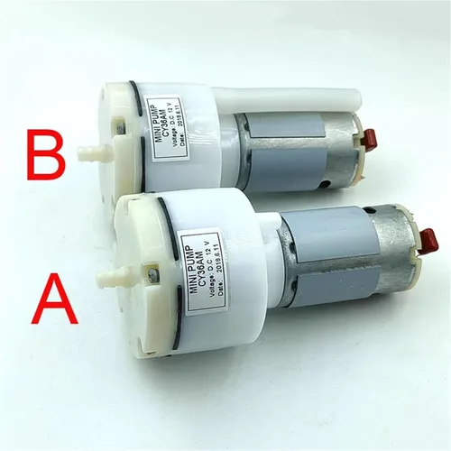 Vista 2 de Bombas de aguas residuales/efluentes CY36AM DC12V 10L/M -60KPa Gran Flujo Mini 555 Motor Bomba de aire de vacío Bomba de diafragma de succión