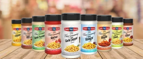Vista 3 de Chef's Fun Foods - Condimentos gourmet para alimentos Alimento Kosher para restaurantes y cocineros caseros Sin MSG ni rellenos Ideal