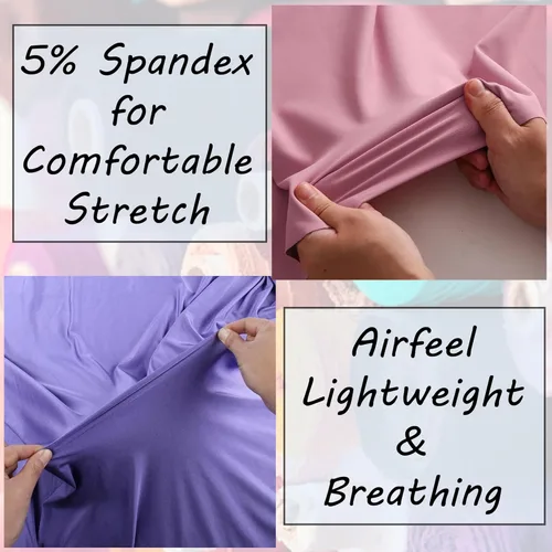 Vista 3 de Barcelonetta Tela de algodón elastano por yarda Tela de algodón elástica, transpirable y ligera, rollo de 60 pulgadas de ancho, costura, 95%