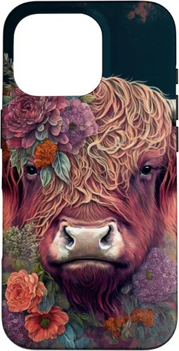 Vista 20 de Western Boho Highland Cow Farmer Cows Lover Case for iPhone 17