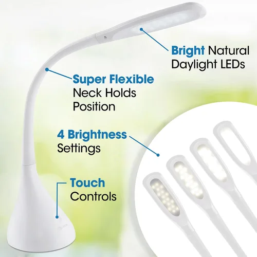 Vista 2 de OttLite A30G59-FFP. Lámpara LED de computadora, color negro, A30009-FFP, 5.00watts