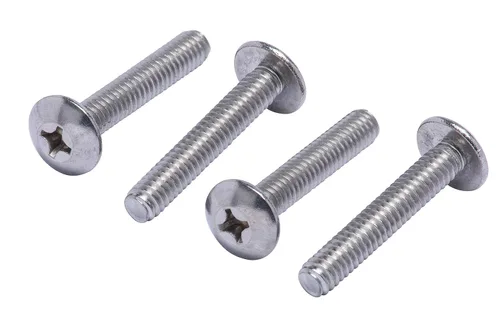 Vista 4 de Tornillo Phillips de cabeza de lenteja de acero inoxidable de Bolt Dropper de 1/4"-20 x 1-1/2" (paquete de 25), rosca gruesa, 18-8 (304) acero