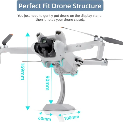 Vista 5 de CAPART Soporte de exhibición estable para drones DJI Mini Series, base de pantalla de escritorio para DJI Mini 3/3 Pro / 2/2 SE/Mavic Mini