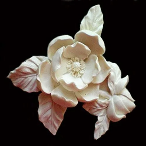 magnolia Mold 886-gh Sugarcraft Molds Polymer Clay Cake Border Mold Soap Molds Resin Candy Chocolate Cake Decorating Tools