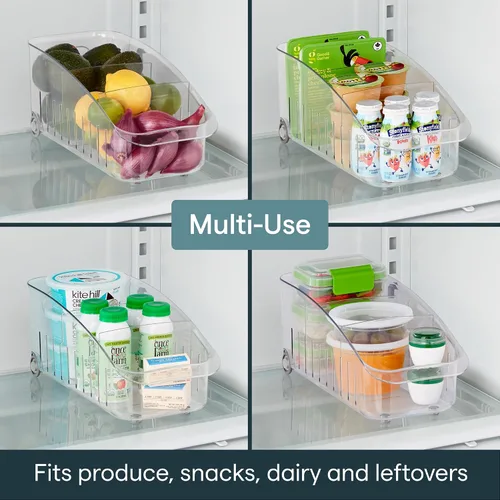 Vista 14 de YouCopia Cajón para refrigerador desplazable, 6.0 pulgadas, transparente