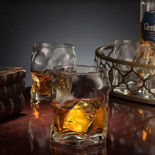 Vista 4 de Bormioli Rocco Sorgente 14.25 - Juego de 6 vasos dobles