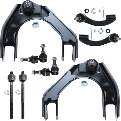 Vista 115 de Detroit Axle - Kit de brazos de control delanteros 2WD de 8 piezas para Ford F-150 Lincoln Mark LT 05-08, 4 brazos de control superior e inferior