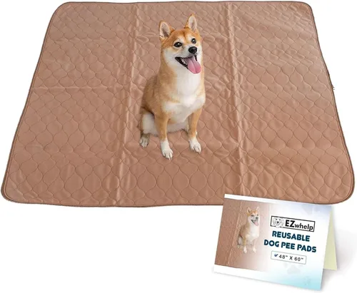 Vista 12 de EZwhelp Almohadillas reutilizables para orina de perro, almohadillas de entrenamiento impermeables para perros, lavables y sanitarias, esquinas