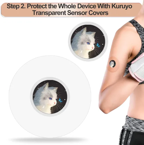 Vista 5 de Libre 2 y Plus Freestyle Cubiertas de Sensor y Pegatinas Lingo Total 40Pack Parches Adhesivos Impermeables Hipoalergénicos y Libres de Látex