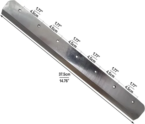 Vista 5 de HFS (R) Cortador de papel de guillotina resistente con capacidad de 400 hojas Construcción de acero sólido (A4-hoja de corte de 12 pulgadas)