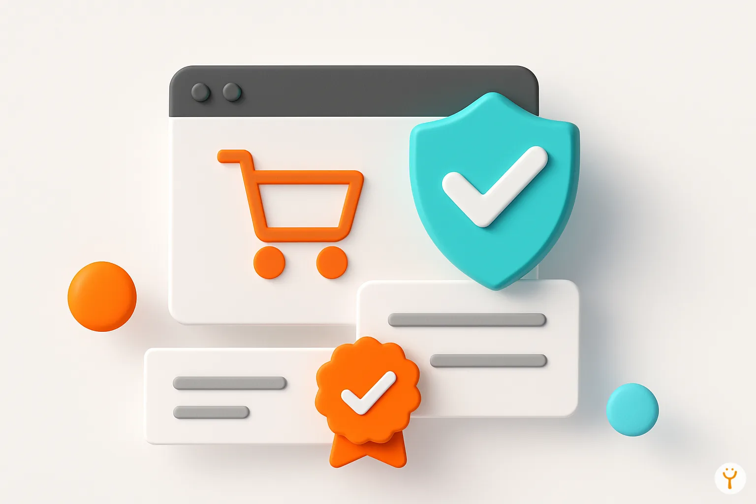 Certificados de seguridad y confianza mostrados en el sitio web de Yaxa